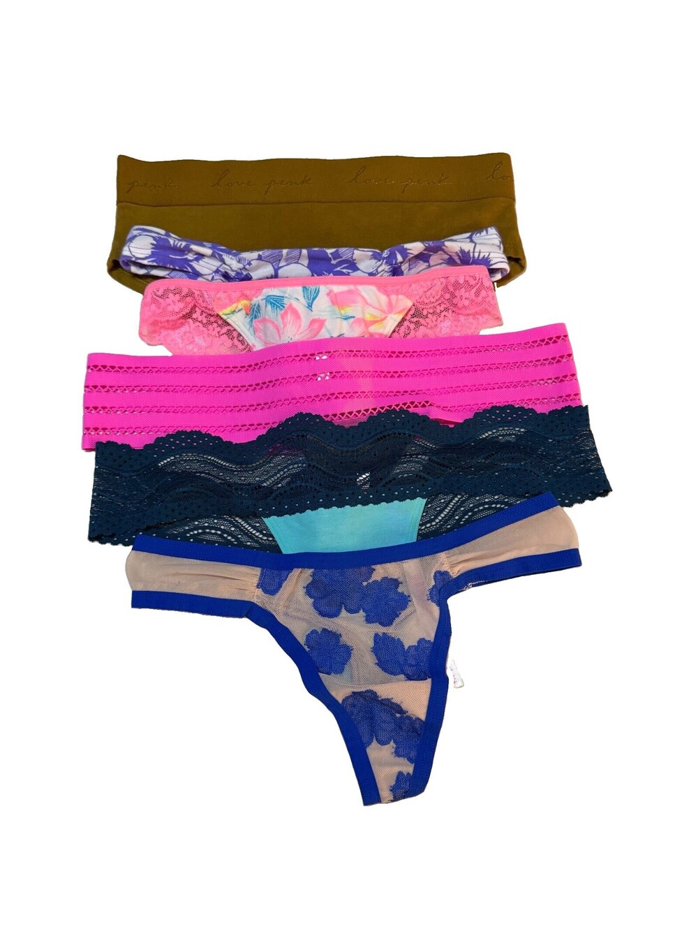 Lot Of 6 Victoria’s Secret PINK Vintage Y2K Mixed Styles XS